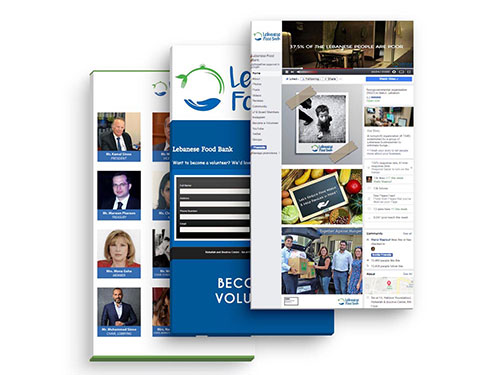 Lebanese Food Bank Social Media